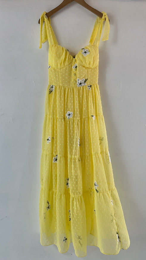 Summer Floral Maxi Long Dress